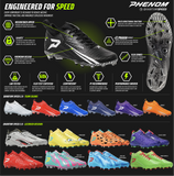 Quantum Speed: Football Cleats - Slime - Team Colors