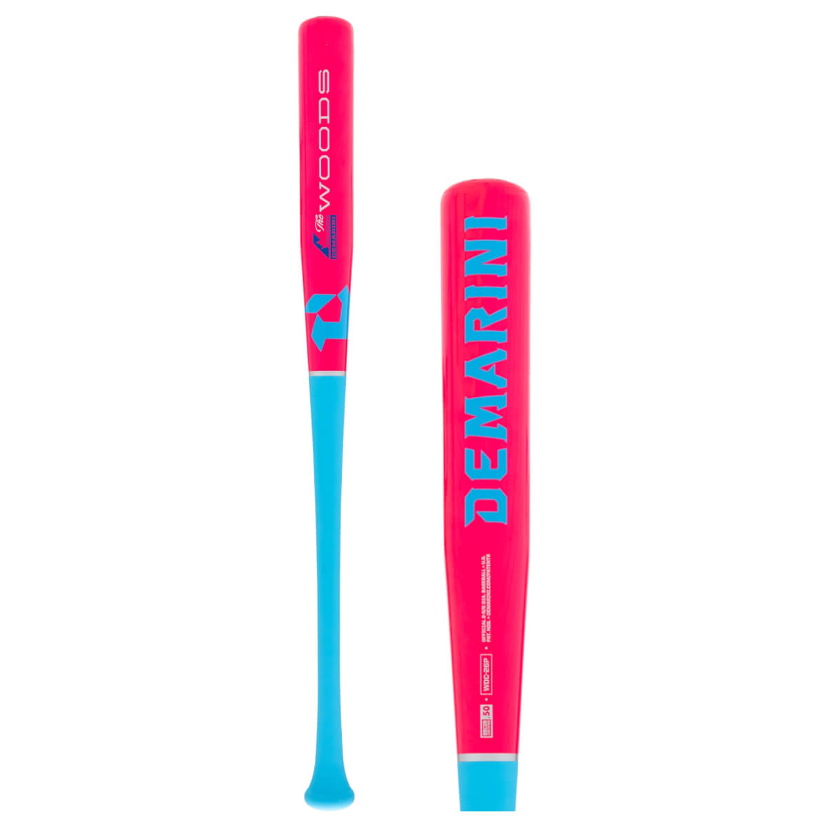 2026 DeMarini The Woods Pink BBCOR Composite Baseball Bat - (WBD2640010)
