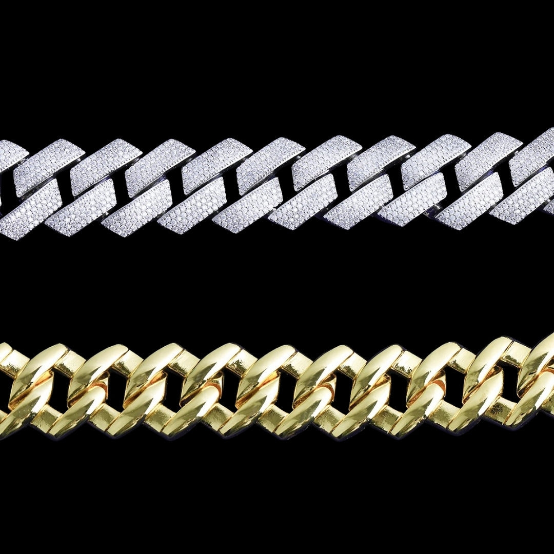 NEW | 22MM Precision Cut Iced Out Diamond Necklace Chain