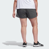 Women's adidas Pacer 3-Stripes Woven Shorts (Plus Size)