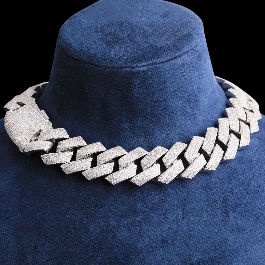 NEW | 22MM Precision Cut Iced Out Diamond Necklace Chain