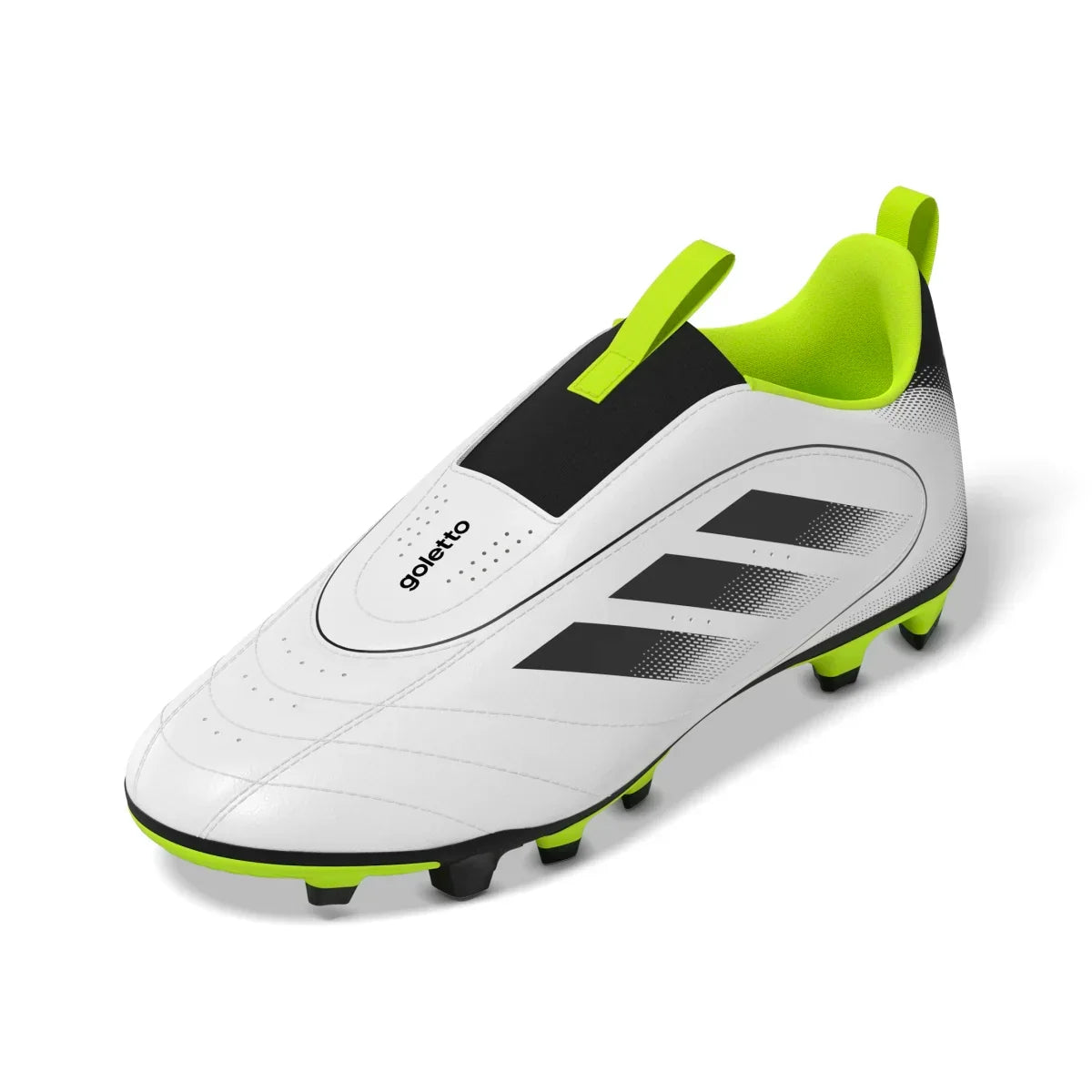 adidas Youth Goletto IX Firm/Multi-Ground Laceless Soccer Cleats