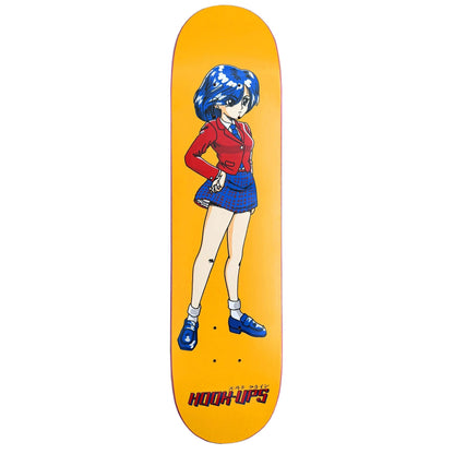 Hook Ups Skateboard Deck 30 Year Anniversary OG School Girl 7.5" x 31"