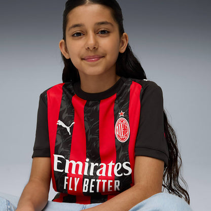 Puma AC Milan '25/'26 Home Replica Big Kids' Soccer Jersey