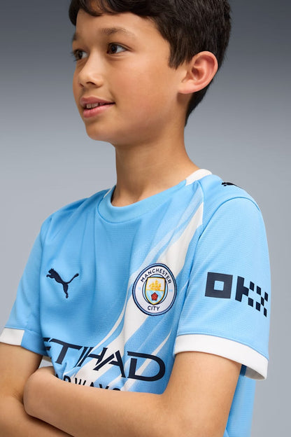 Puma Manchester City Youth Home Jersey 25/26