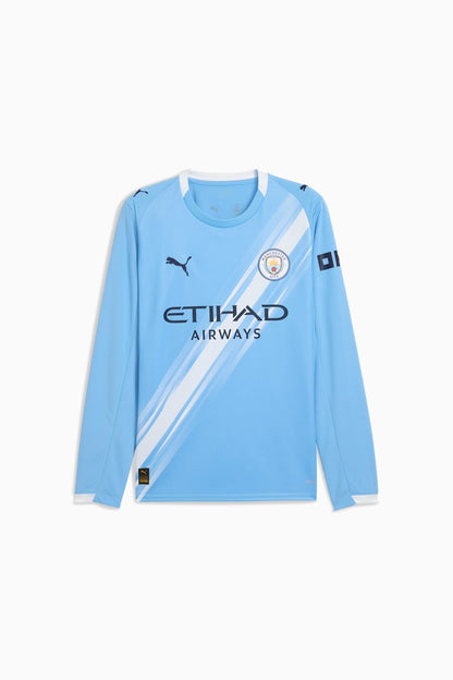 Puma Manchester City Men's Replica Home Long Sleeve Jersey 25/26