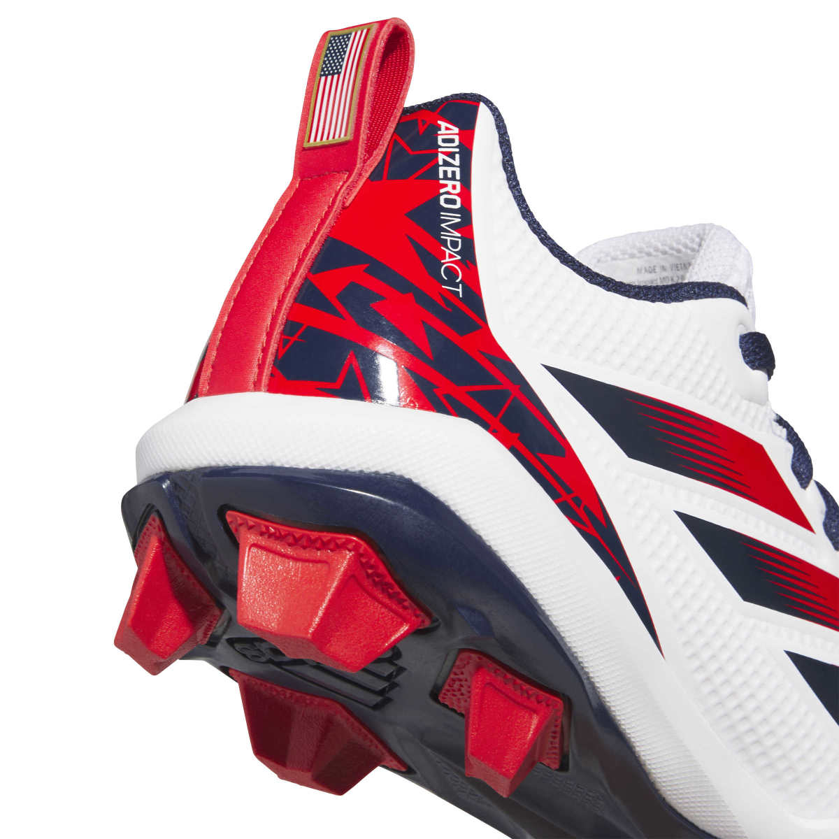 adidas Youth Adizero Impact Molded Rubber 2.0 USA Baseball Cleat