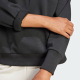 Women's adidas ALL SZN Fleece Loose Quarter-Zip Sweatshirt