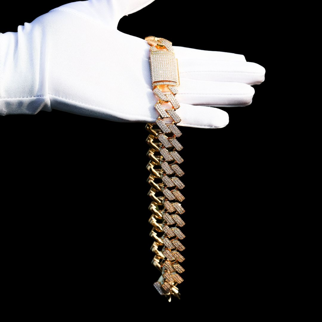 20MM VVS Special Clasp Iced Out Diamond Necklace Chain