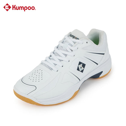 Kumpoo KH-G805 Lite Pro Badminton Shoe(White/Navy Blue)