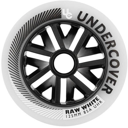Undercover Raw White 125mm/85A Wheels (Pack of 6)