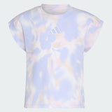 Kids' adidas Two-Piece Printed Sleeveless Box Tee and French Terry Skort Set
