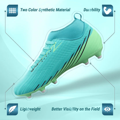 Vizari Youth Tesoro Firm Ground Mid Cut Soccer Cleats