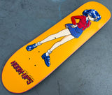 Hook Ups Skateboard Deck 30 Year Anniversary OG School Girl 7.5" x 31"