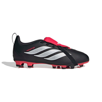 adidas Youth Predator Club Fold-Over Tongue Elastic Laces Firm/Multi Ground Soccer Cleats