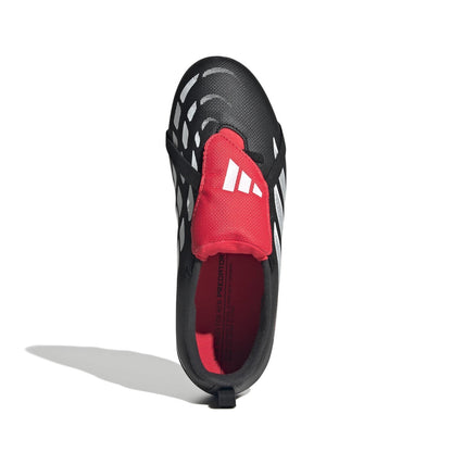 adidas Youth Predator Club Fold-Over Tongue Elastic Laces Firm/Multi Ground Soccer Cleats