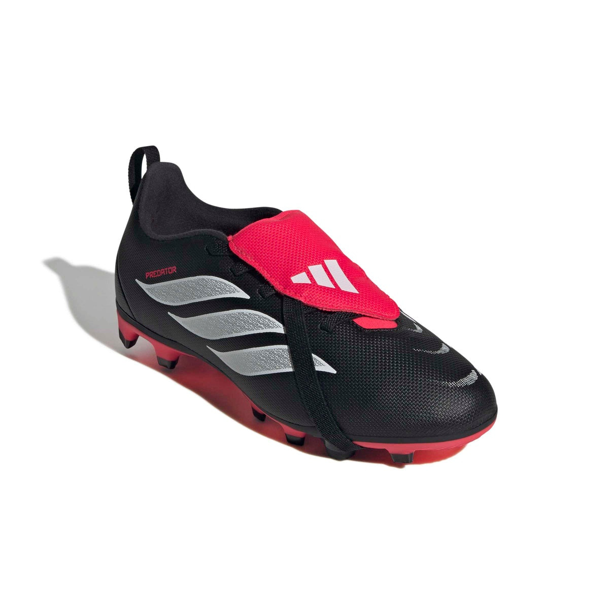 adidas Youth Predator Club Fold-Over Tongue Elastic Laces Firm/Multi Ground Soccer Cleats