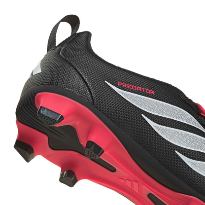 adidas Youth Predator Club Fold-Over Tongue Elastic Laces Firm/Multi Ground Soccer Cleats