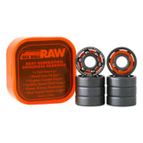 Bronson 6-Ball Raw Skateboard Bearings (8 Pack)