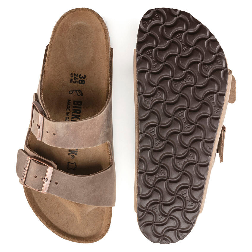 Unisex Arizona Oiled Leather Tobacco Regular/Wide