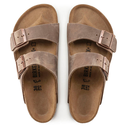 Unisex Arizona Oiled Leather Tobacco Regular/Wide