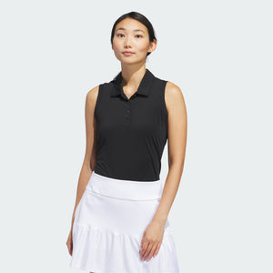 Women's adidas Ultimate365 Solid Sleeveless Polo Shirt