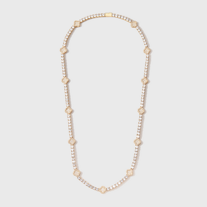 Clover Tennis Chain (Gold) - 4mm