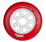 Powerslide Spinner 100mm/88A Wheels (Pack of 3)