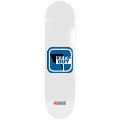 411VM Heritage Skateboard Deck Private Property Icon White 9.0" x 32.1"