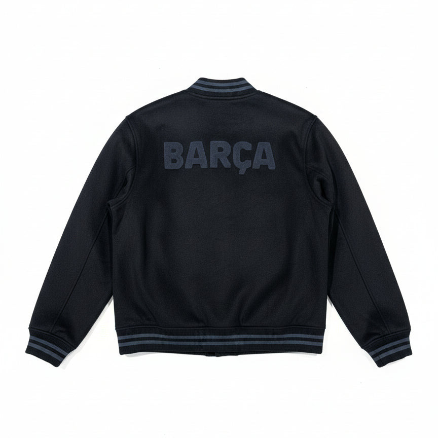 Sport Design Sweden FC Barcelona Men's Varsity Wool Jacket