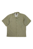 Mens Short Sleeve Button Down Plaid Shirt
