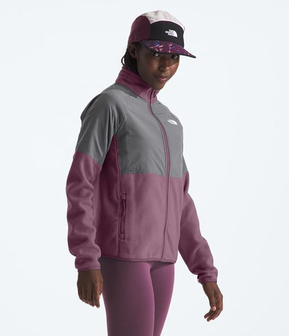 The North Face - Glacier Heavyweight Full Zip Jacket - Women's - Midnight Mauve/Smoked Pearl