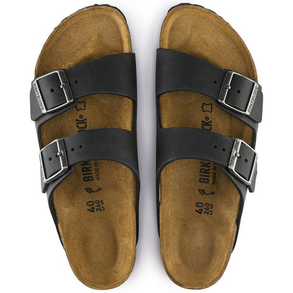Unisex Arizona Oiled Leather Black Regular/Wide