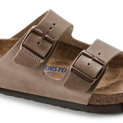 Unisex Arizona Soft Footbed Oiled Leather Tobacco Brown Regular/Wide