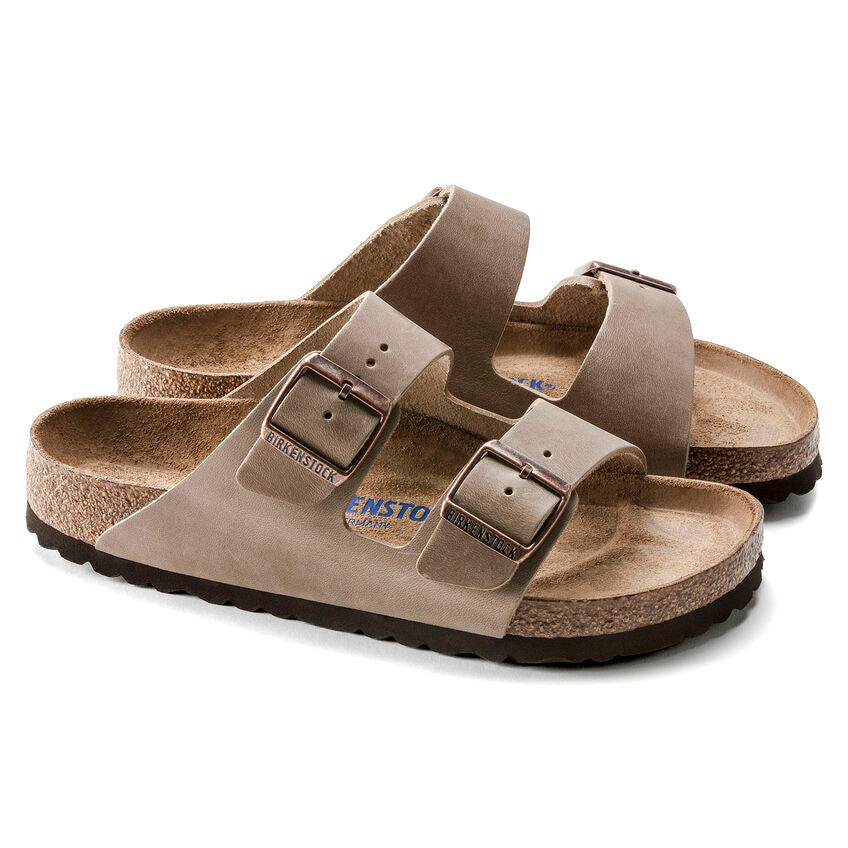 Unisex Arizona Soft Footbed Oiled Leather Tobacco Brown Medium/Narrow