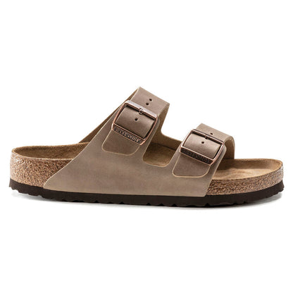 Unisex Arizona Soft Footbed Oiled Leather Tobacco Brown Medium/Narrow