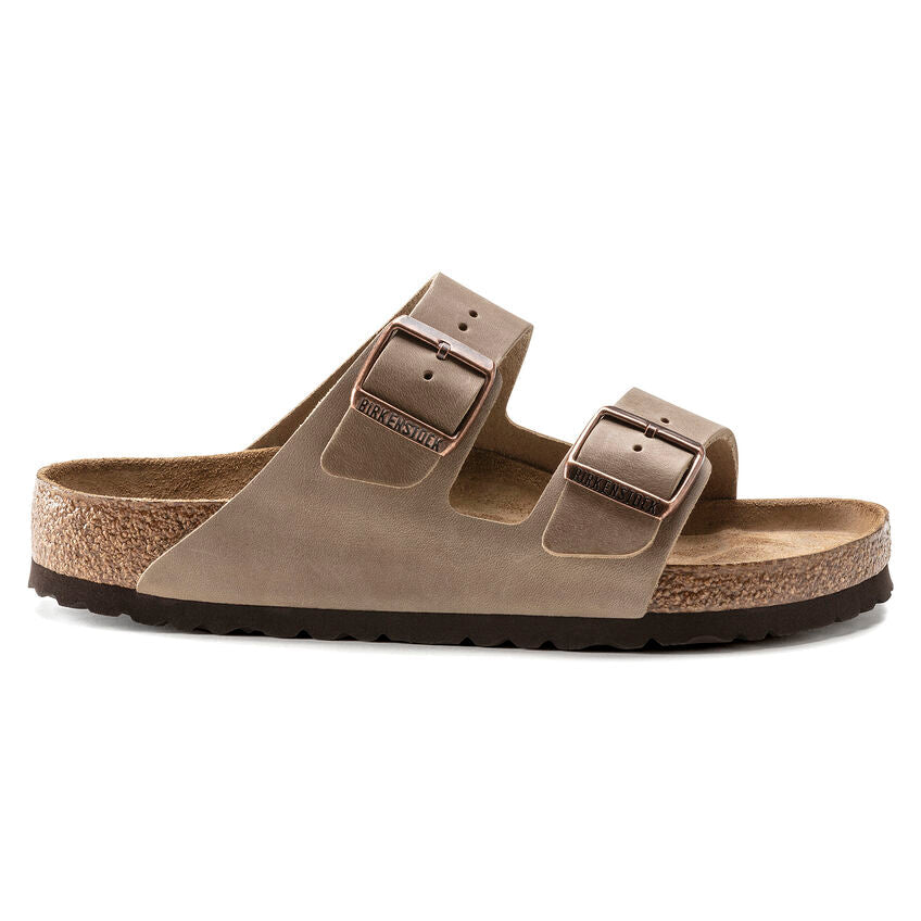 Unisex Arizona Soft Footbed Oiled Leather Tobacco Brown Regular/Wide