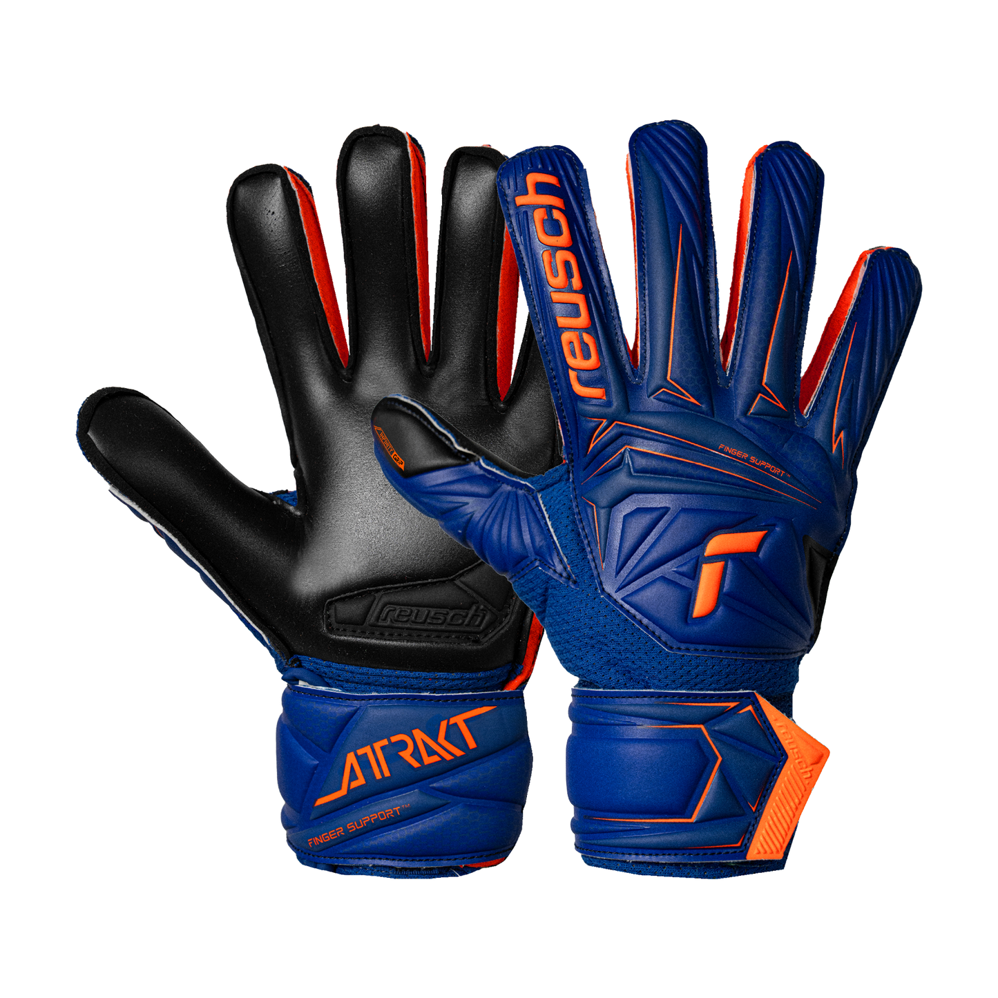 Reusch Attrakt Infinity Finger Support Junior Goalkeeper Gloves