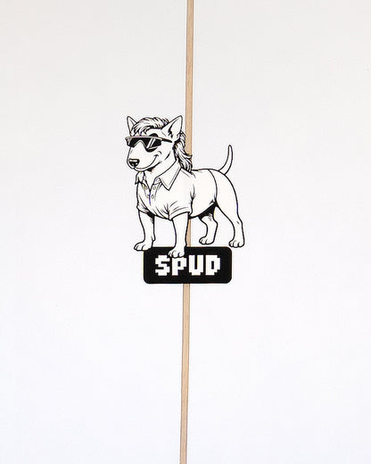 5'8 Spud - White/Red
