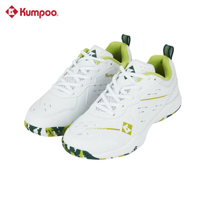 Kumpoo KH-E317 Badminton Shoe (White/Green)