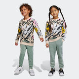 Kids' adidas Animal Print Crew Set