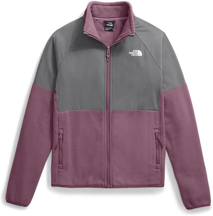 The North Face - Glacier Heavyweight Full Zip Jacket - Women's - Midnight Mauve/Smoked Pearl