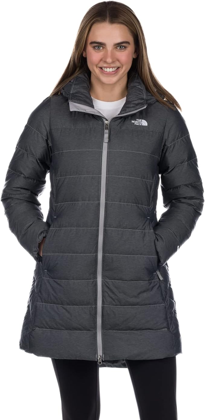 The North Face - Flare Down Parka - Women's - Tnf Medium Grey Heather