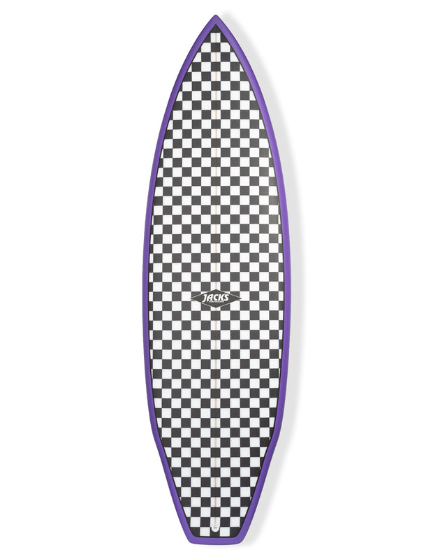 6'0 Spud - Black/White Checkerboard