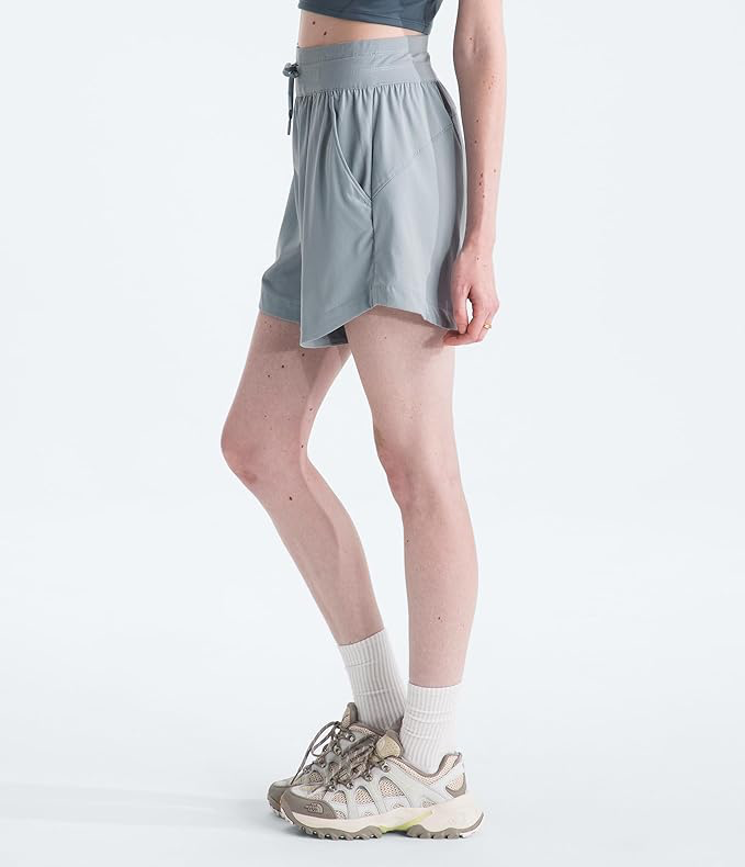The North Face - Womens Aphrodite Arise 5in Short - Frost Grey