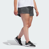 Women's adidas Pacer 3-Stripes Woven Shorts (Plus Size)