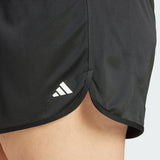 Women's adidas Pacer Essentials Knit High-Rise Shorts (Plus Size)