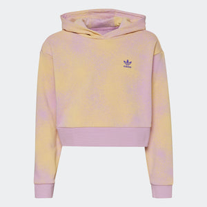 Kids' adidas Graphic Print Crop Hoodie