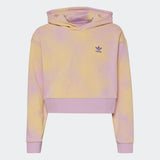 Kids' adidas Graphic Print Crop Hoodie