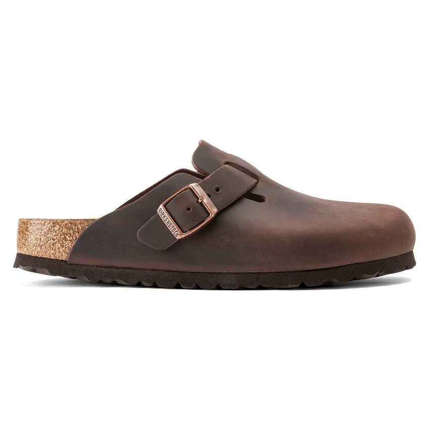 Unisex Boston Oiled Leather Habana Regular/Wide